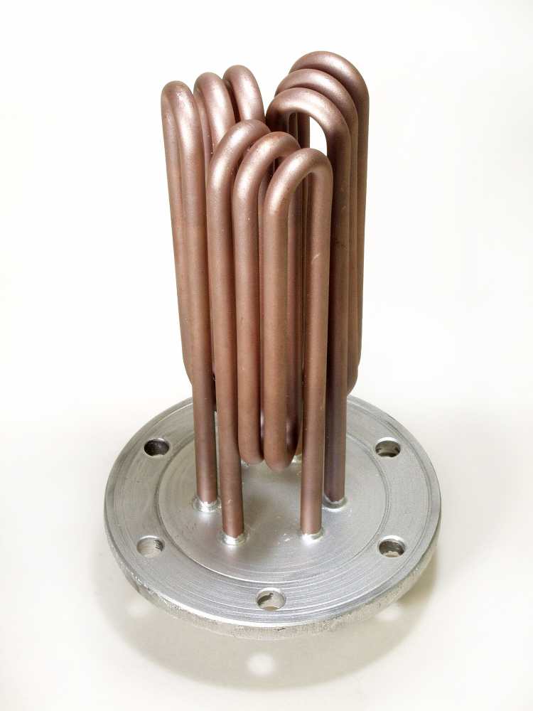 Heizflansch ø 125 (LK 105), 6,0 kW, L18, 6-Loch 