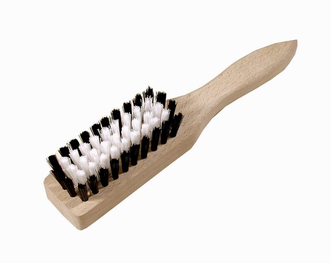 Waschbürste, Nylon, schwarz/weiß, 20 mm 