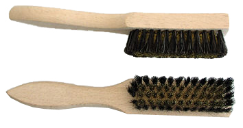 Brosse à détacher, poils naturels/laiton, 23 mm 