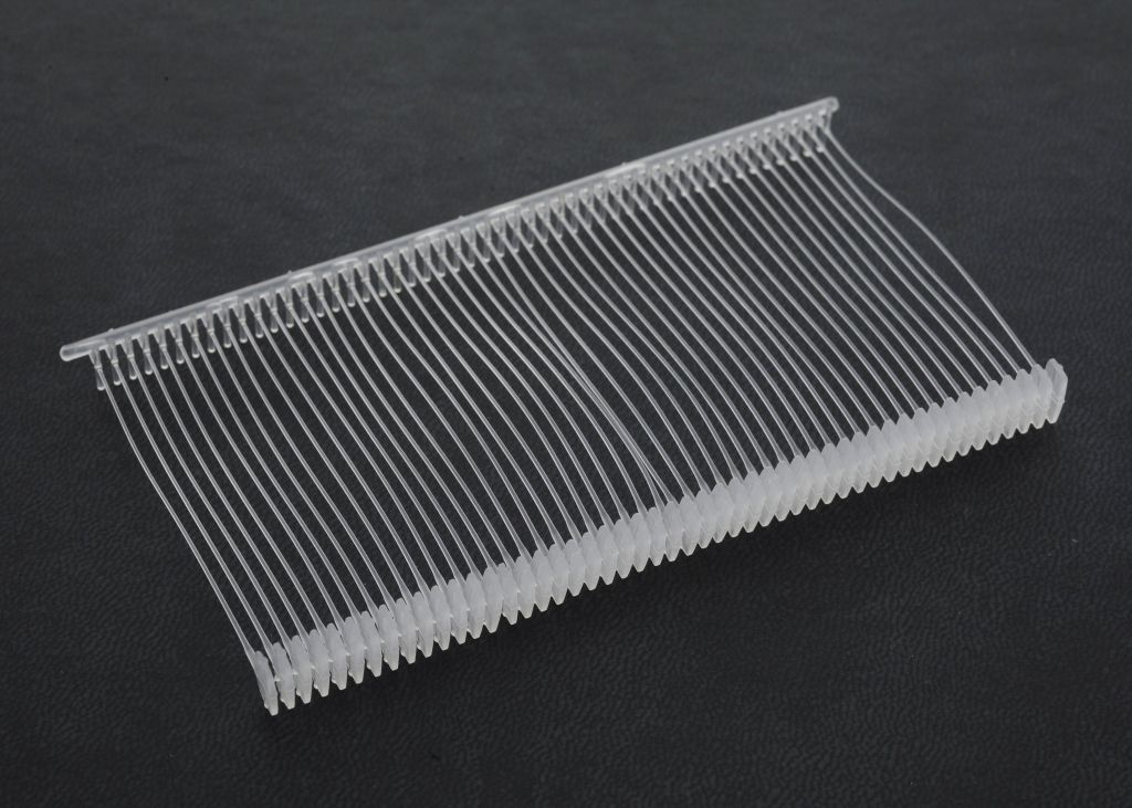 Heftfädchen, Polypropylen, fein, weiß, 50 mm 