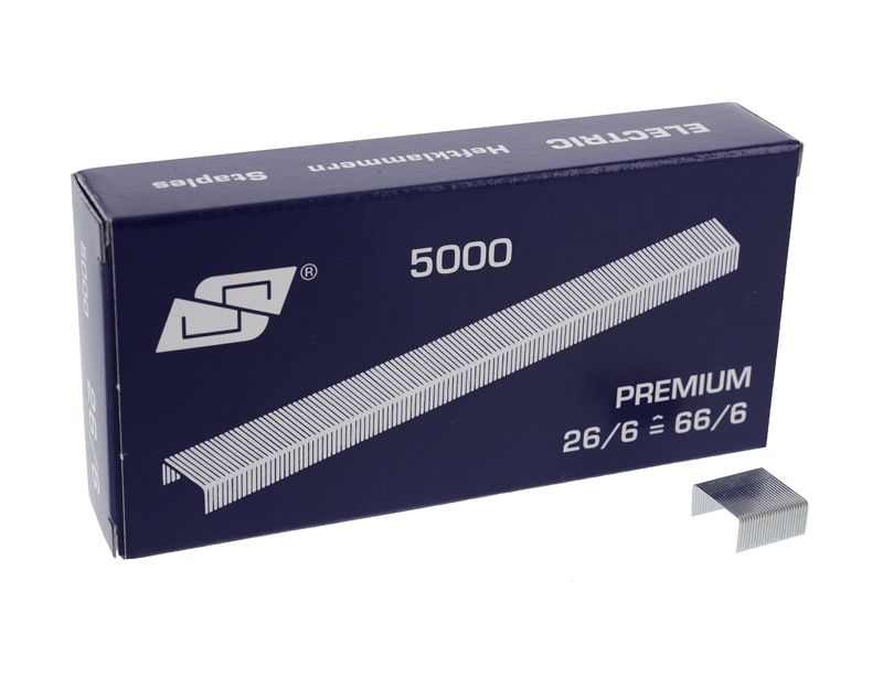 Staples 26/6 NK Premium, box of 5000 pcs. 