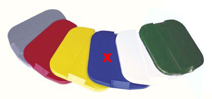 Deckel für ALVI Wäschesammler, blau 