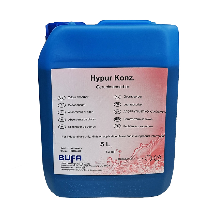 BÜFA HYPUR KONZ., Geruchsabsorber entfernt 