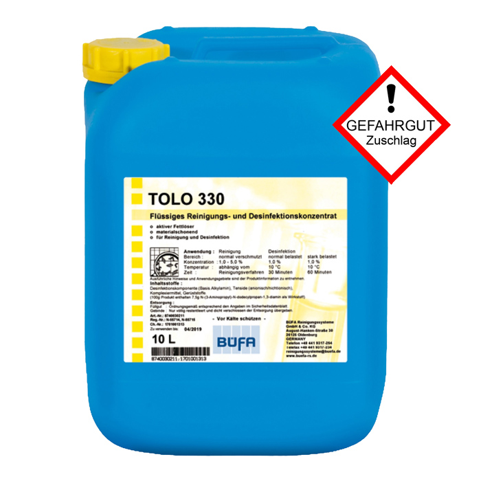 BÜFA TOLO 330, Flüssiges Reinigungs- und 