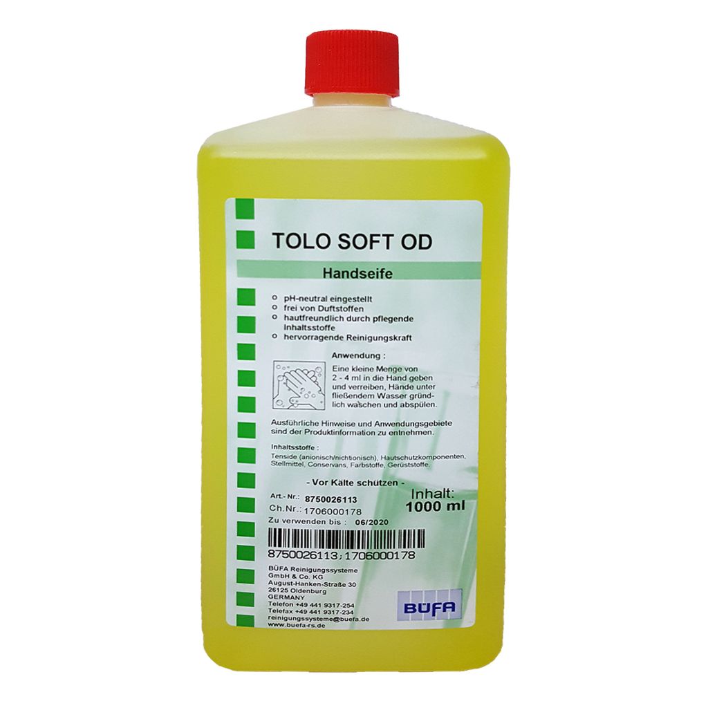 BÜFA TOLO SOFT OD, savon liquide pour les mains 