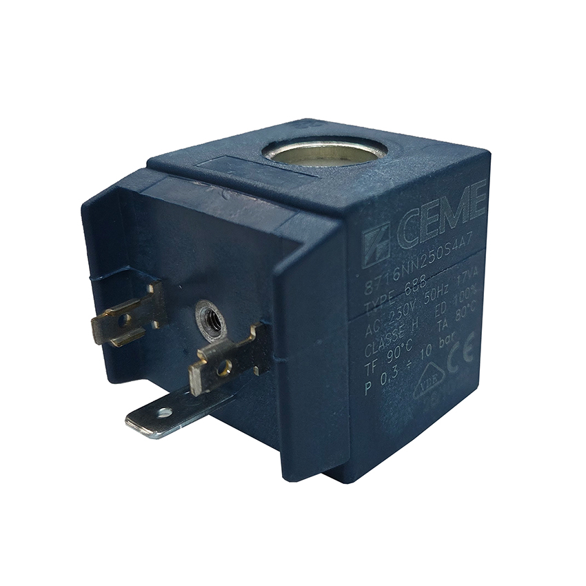 CEME solenoid coil type B6 / 4A7, 230 V 50Hz 