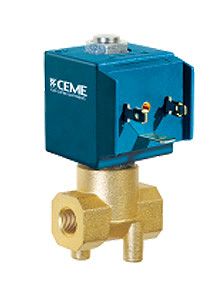 Électrovanne CEME 6712, 1/4 ", ø 2,0 mm, 22 bar 