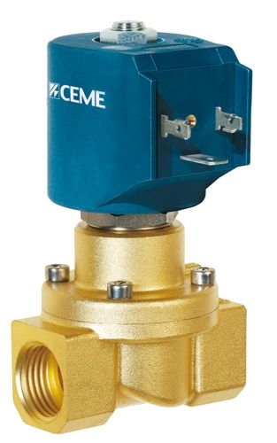 CEME solenoid valve 8414, 1/2", 5 bar, ø 12 mm,NBR 