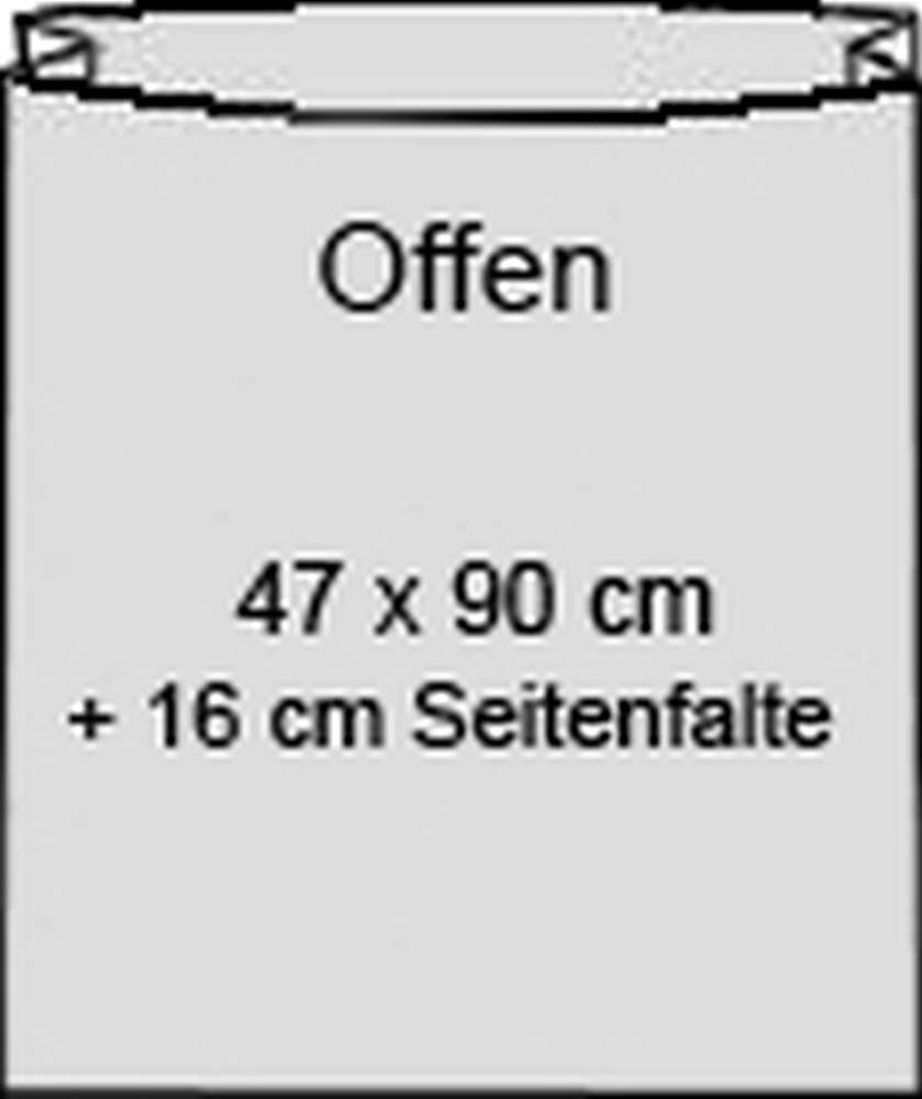 Plain LDPE bag, 30 my, transparent,  