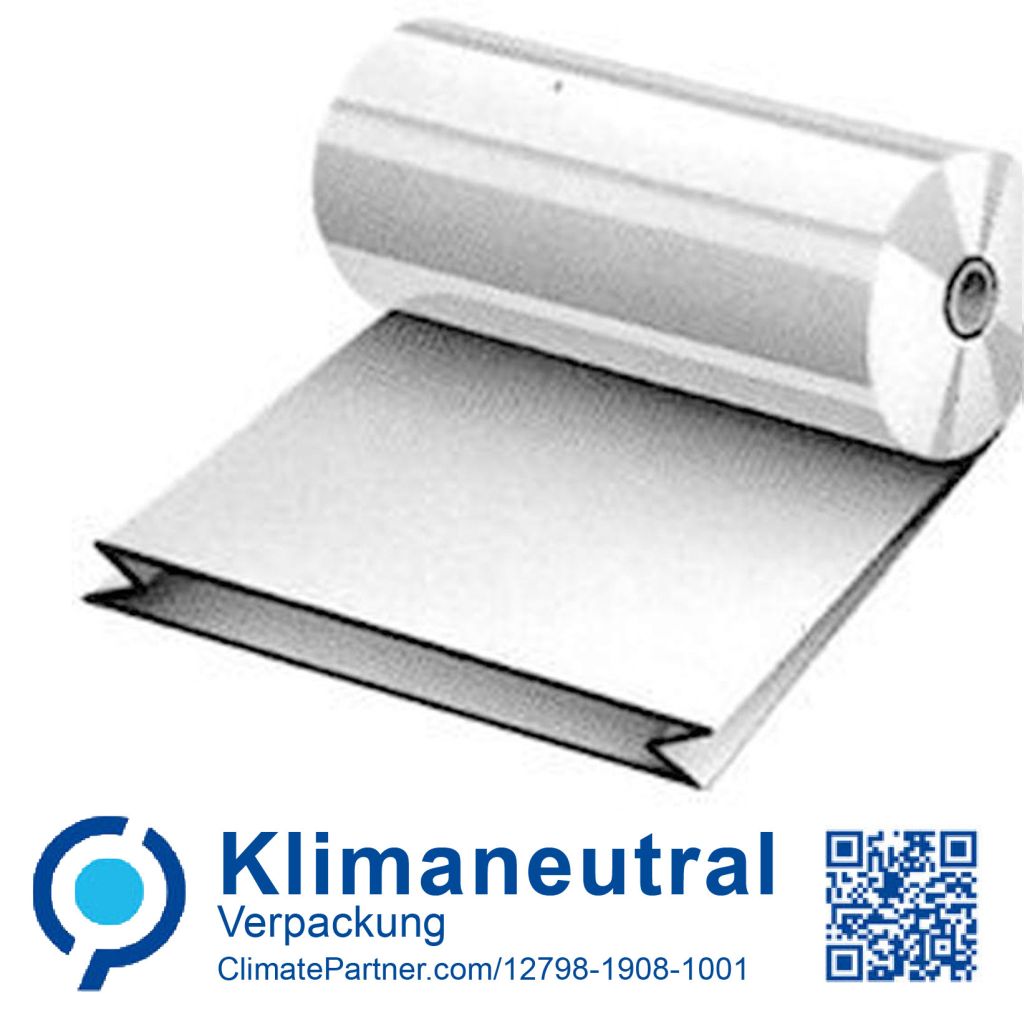 Schlauchfolie mit Seitenfalte, LDPE, 15 my 