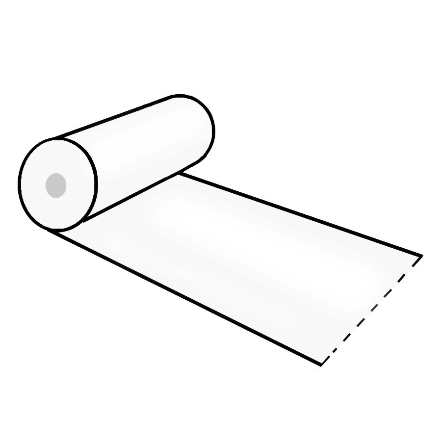 Flachfolie, transparent, dehnfähig, PVC, 10 my 