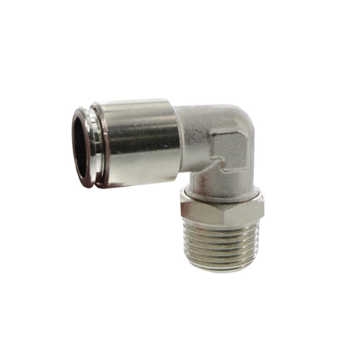 L-Steckverschraubung - 14 mm x R 1/2", drehbar, 