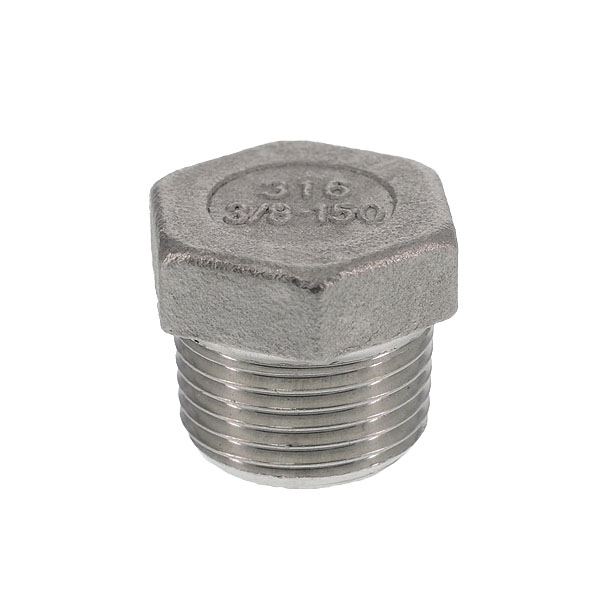 Verschlußstopfen Edelstahl AISI 316, R 3/8" 
