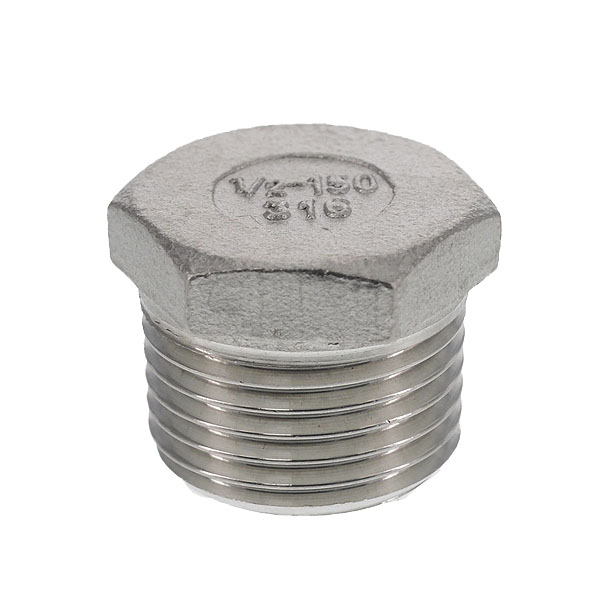 Verschlußstopfen Edelstahl AISI 316, R 1/2" 