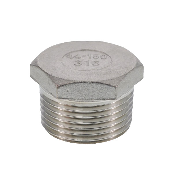 Verschlußstopfen Edelstahl AISI 316, R 3/4" 
