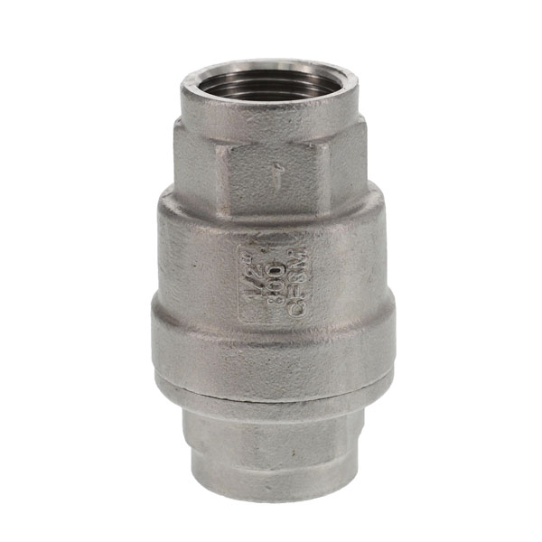 Check valve EURO stainless steel AISI 316 G 1/2"   