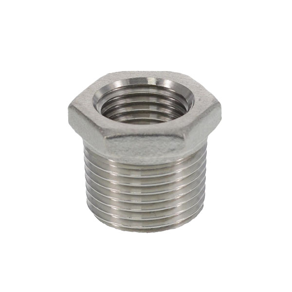 Reducing nipple stainless steel R 3/8" x G 1/4" 