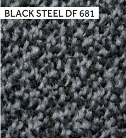 Eingangsmatte IRON-HORSE 60 x 85 cm BLACK STEEL 