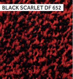 Eingangsmatte IRON-HORSE 85 x 120 cm BLACK SCARLET 