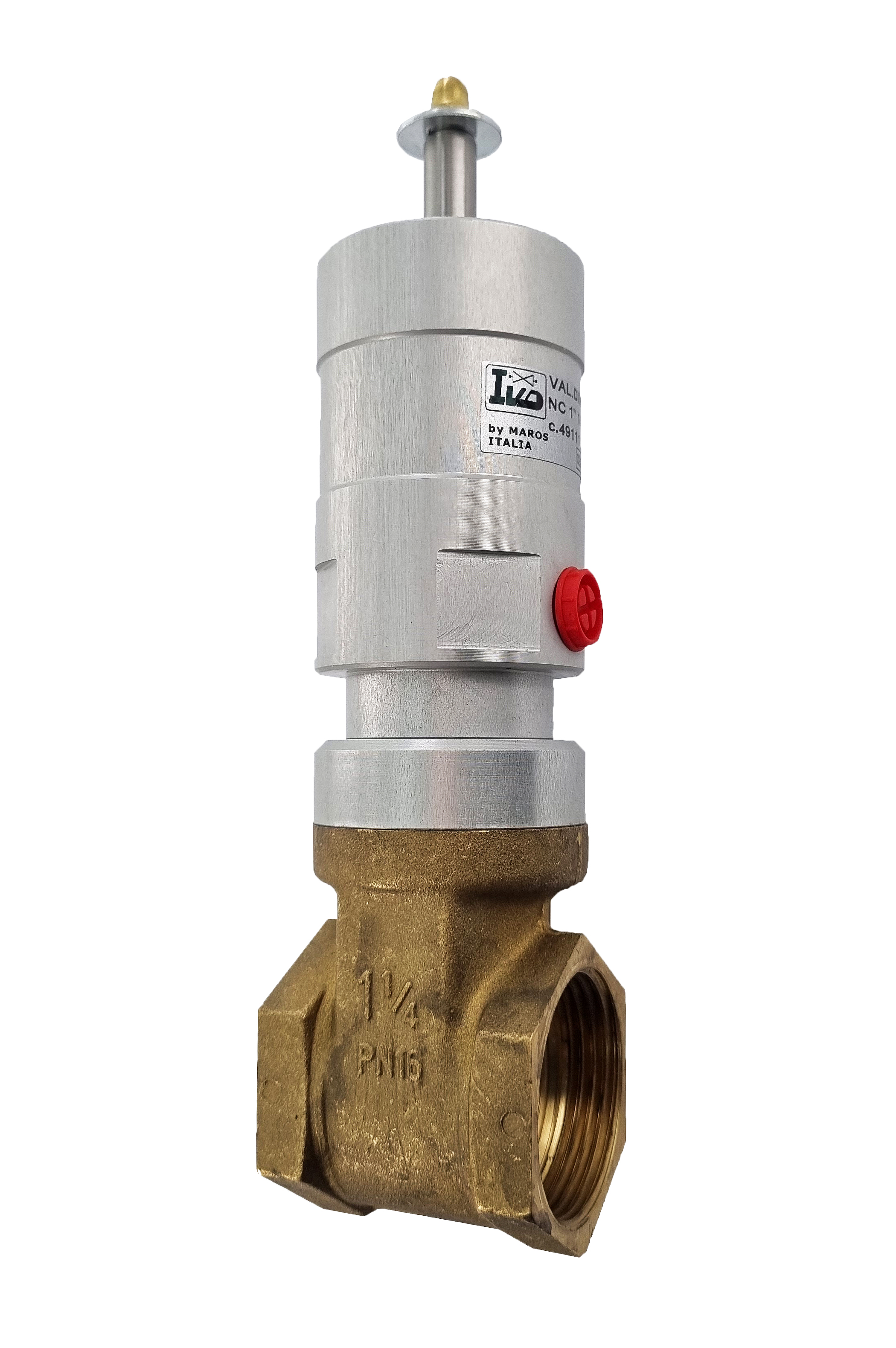 MAROS DISK-F 1 1/4" recoil gate valve, 1-way 