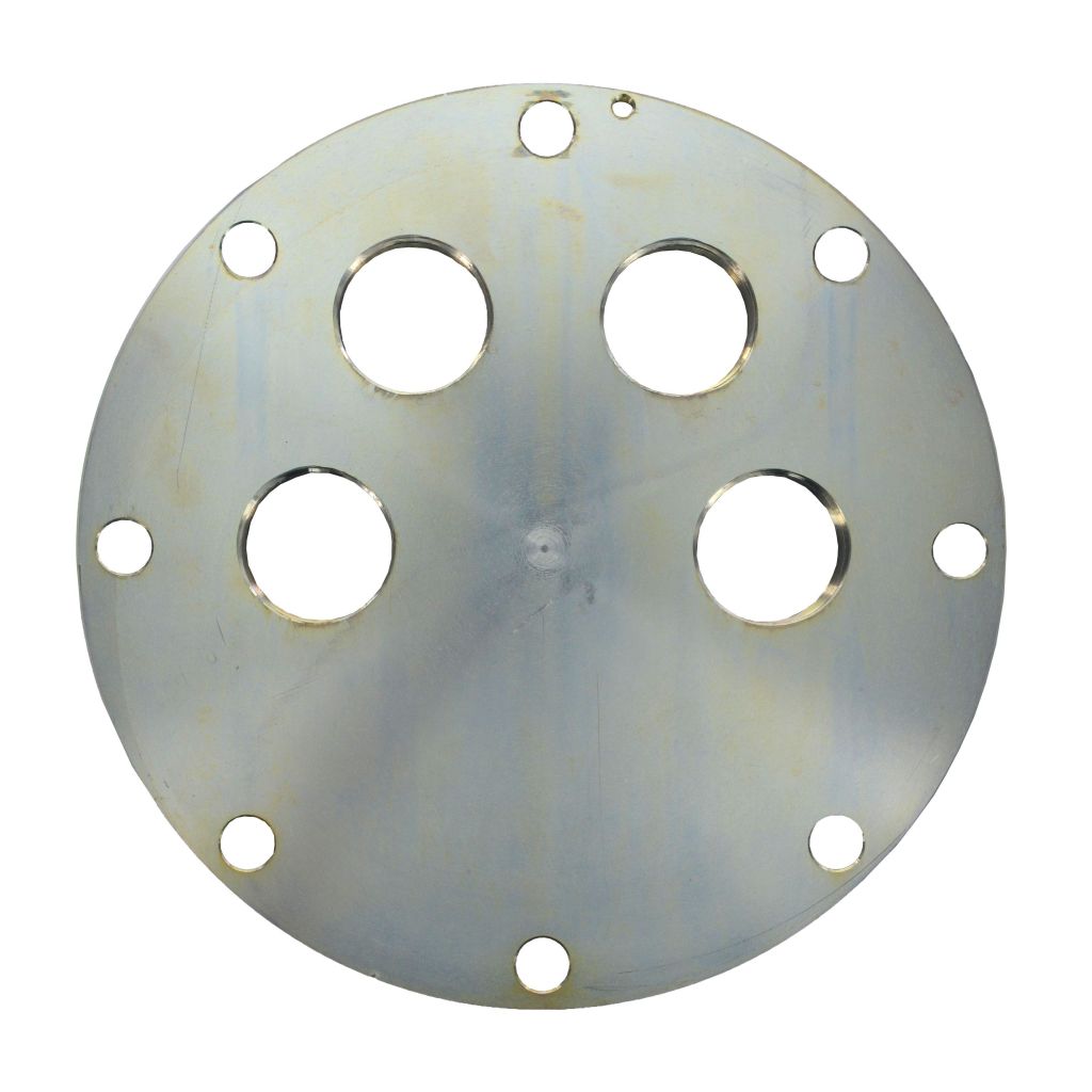 Flansch 245 mm, 8-Loch, rund, für 4 x 1 1/4"  