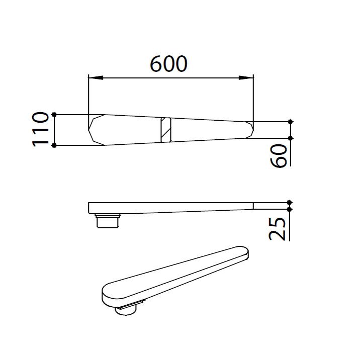Ärmelform TREVIL B240 / B40, beheizt, mit Absaug- 
