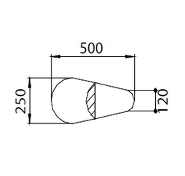 Eiform TREVIL B244 (B44), beheizt 